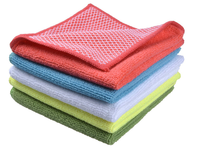 Dish Cloth for Washing Dishes Kitchen Washcloth Cleaning Cloth (5 Count)