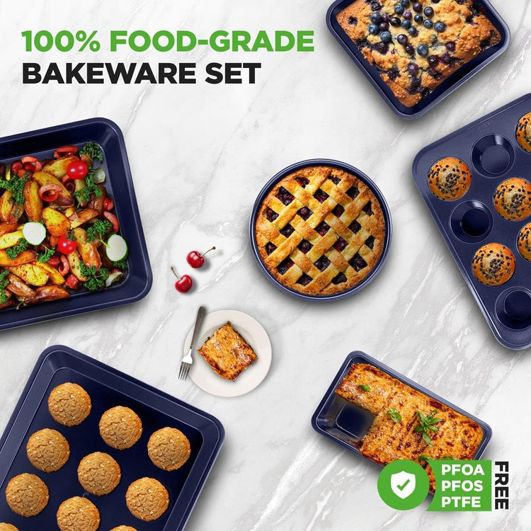 6 Piece Nonstick Baking Pans (6 6)