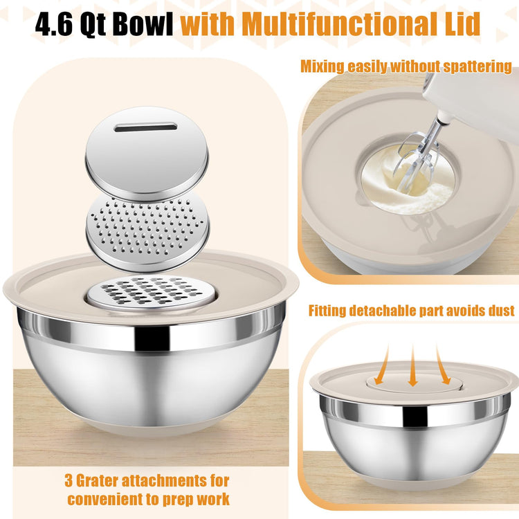 Mixing Bowls with Lid Set