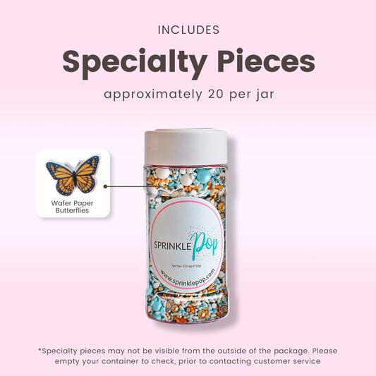 Monarch Butterfly Sprinkle Mix