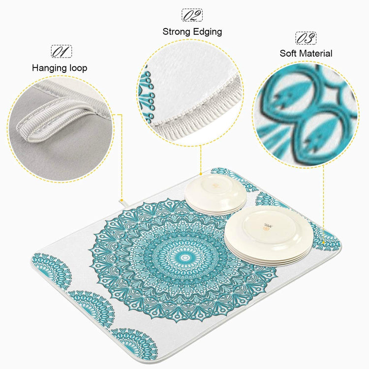 Super Absorbent Dish Drying Mat