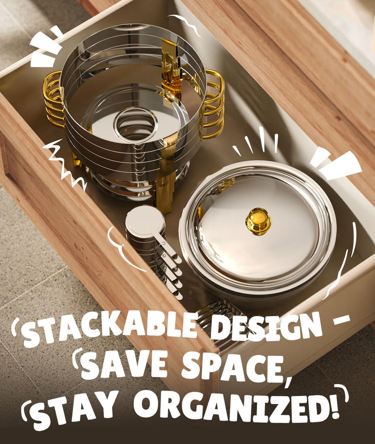 Chafing Dishes for Buffet 4 Pack