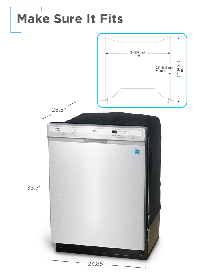 24" Built In Dishwasher