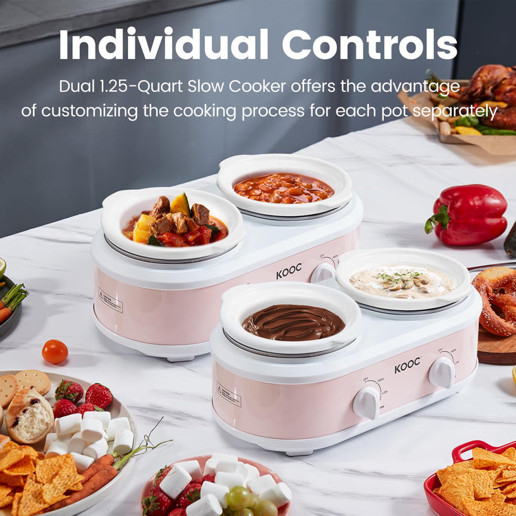 Double Small Slow Cooker