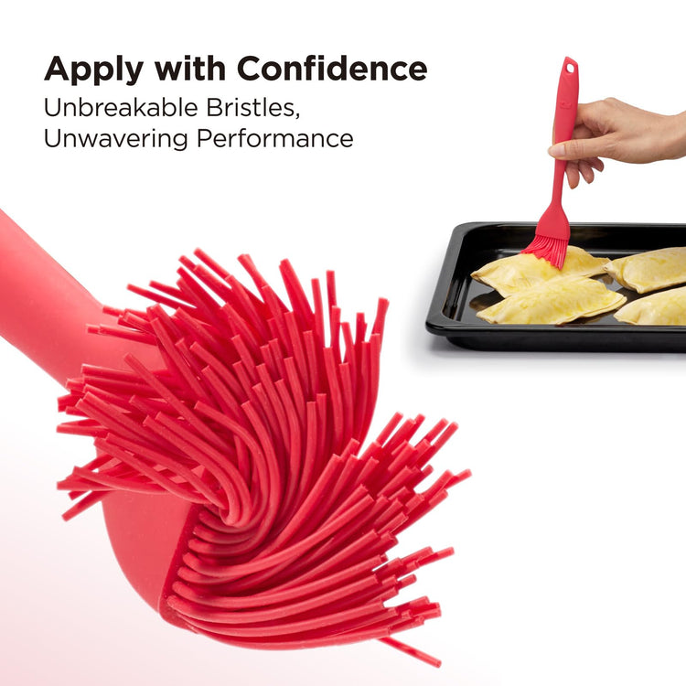 WaltzGrip Platinum Silicone Basting Pastry Brush (2 Count)
