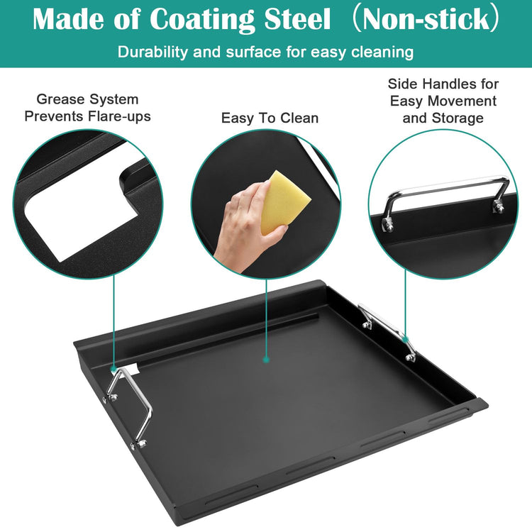 Full Size Griddle Inserts for Weber Spirit 200 Series
