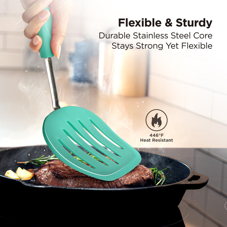 WaltzGrip Platinum Silicone Pancake Spatula Turner