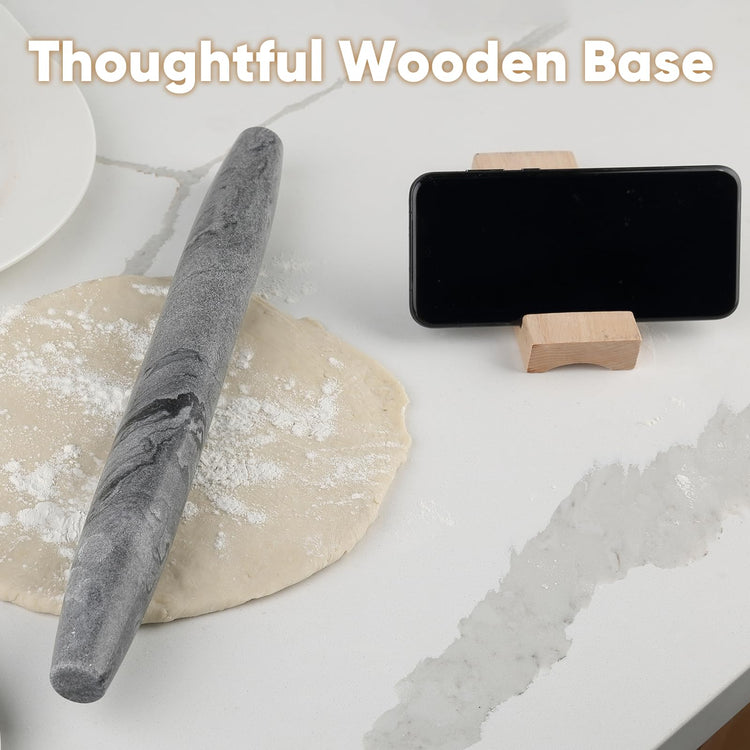 African Natural Marble French Rolling Pin