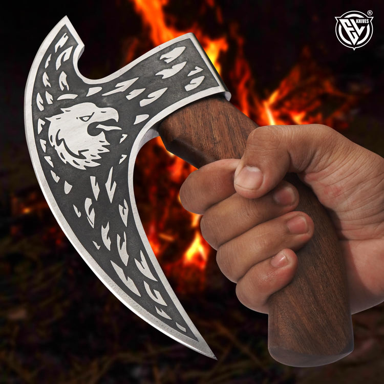 Multipurpose Viking Pizza Axe with Sheath