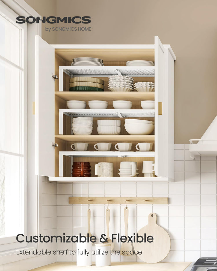 Spice Rack Expandable Kitchen Countertop Shelf (2 Count)