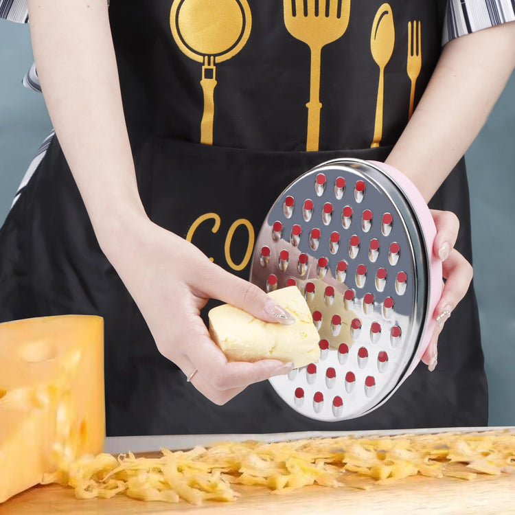 Cheese Grater Citrus Lemon Zester with Food Storage Container & Lid