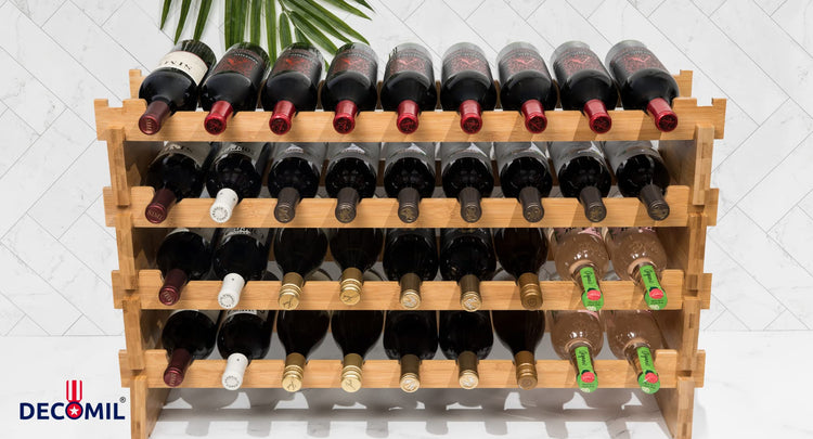 36 Bottle Large Wine Rack