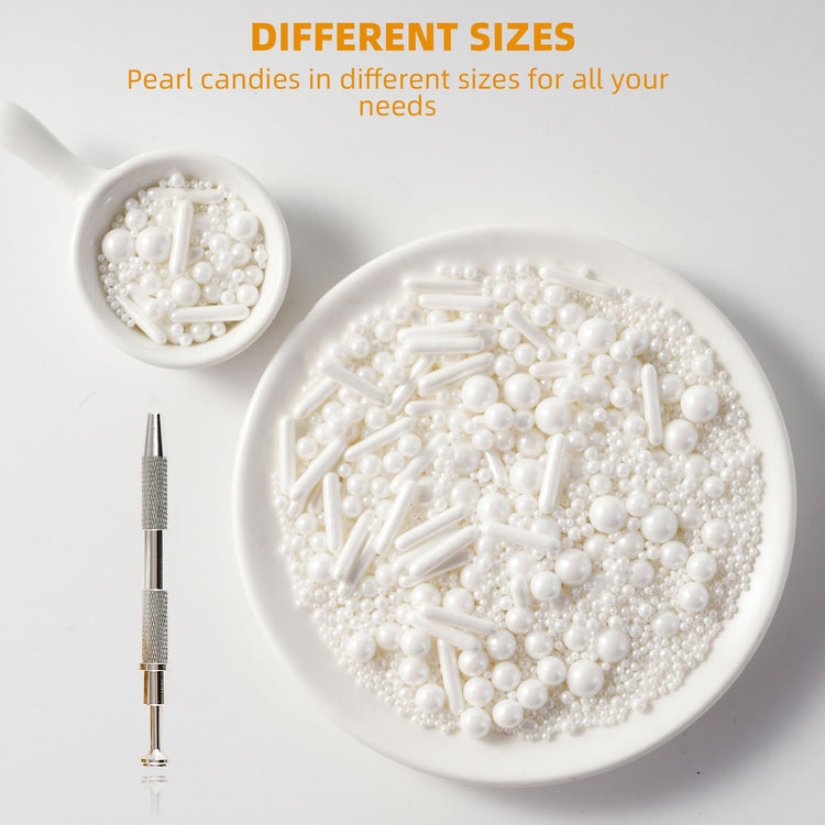 White Mix Sugar Sprinkles (4.16 Ounce)