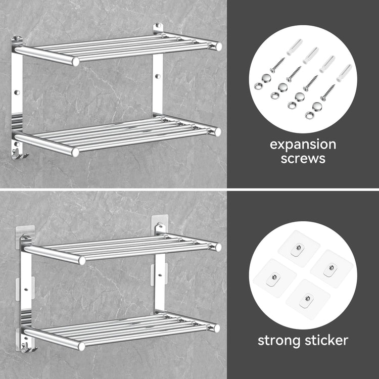 Adjustable Towel Bar for Bathroom Wall Mount17