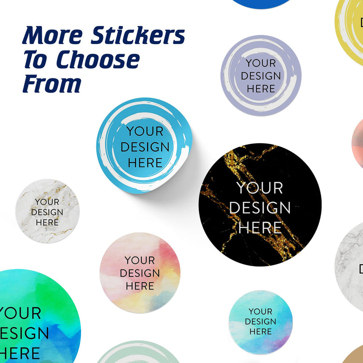 100 Custom Vinyl Stickers (100 Count)