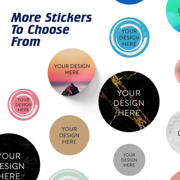 100 Custom Vinyl Stickers (100 Count)