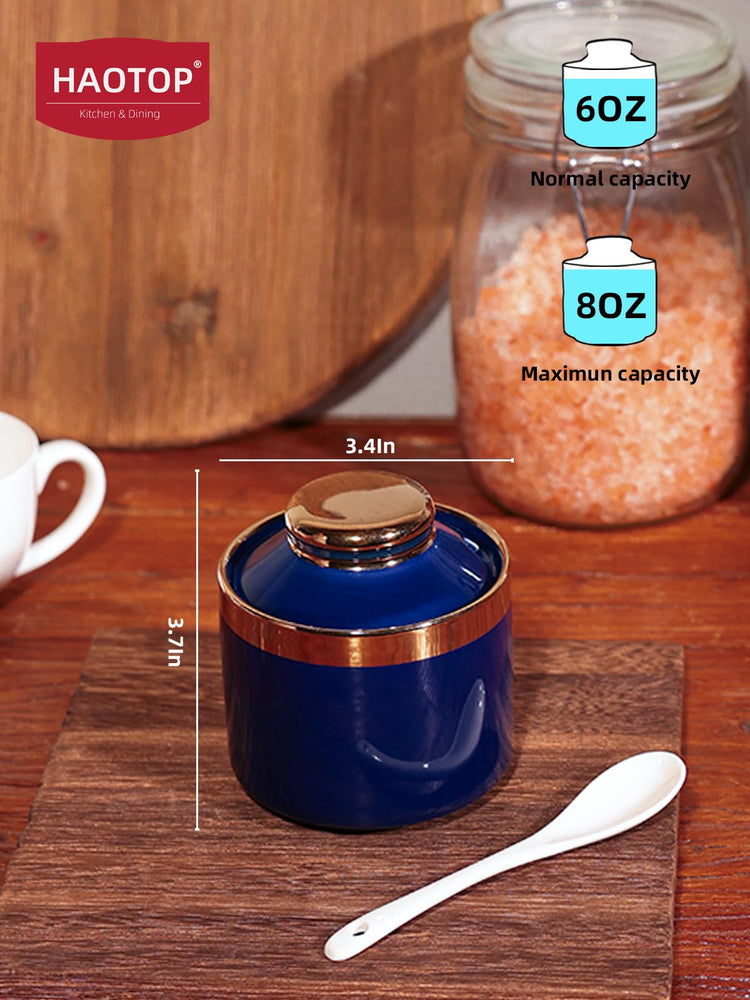 8 oz Sugar Bowl with Lid and Spoon