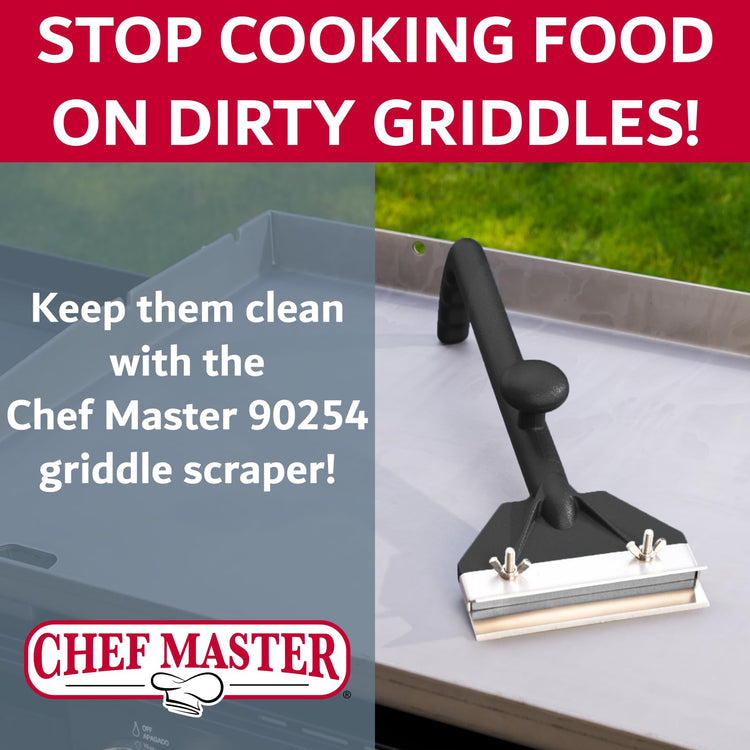 Griddle Scraper & Flat Top Grill Cleaner