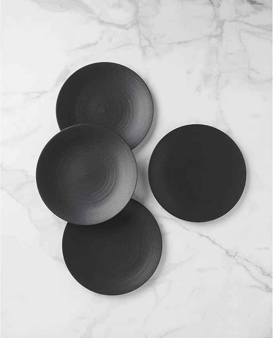 Lenox 895246 Lx Collective Black Dinner Plates, Set Of 4