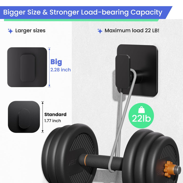 Black Hooks for Hanging Heavy Duty