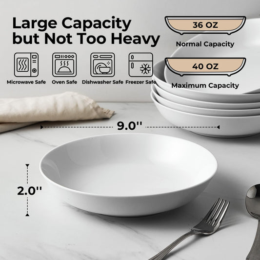 9" Pasta Bowls (6 Count)