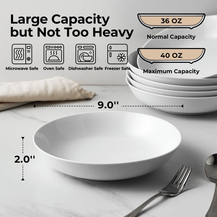 9" Pasta Bowls (6 Count)