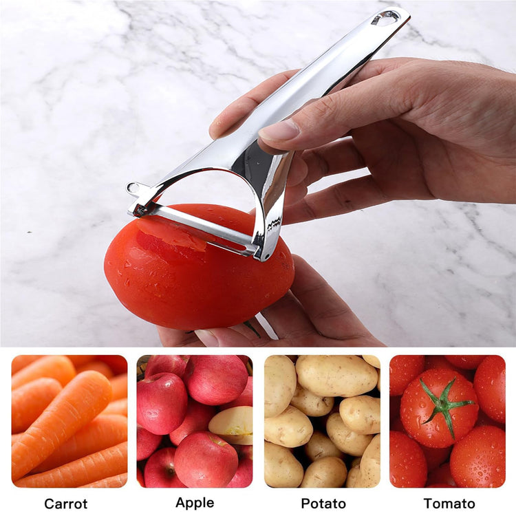 Vegetable Peeler Ergonomic Stainless Steel Handle for Potato Apple