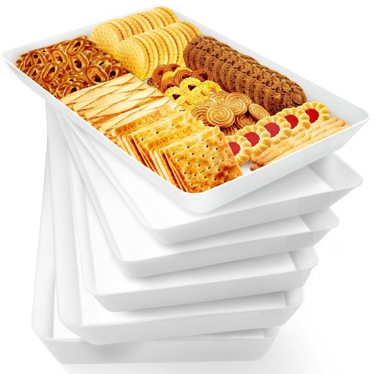 6 pcs Serving Tray for Entertaining (6 Count)