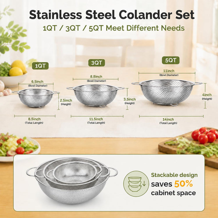 Colander Set of 3