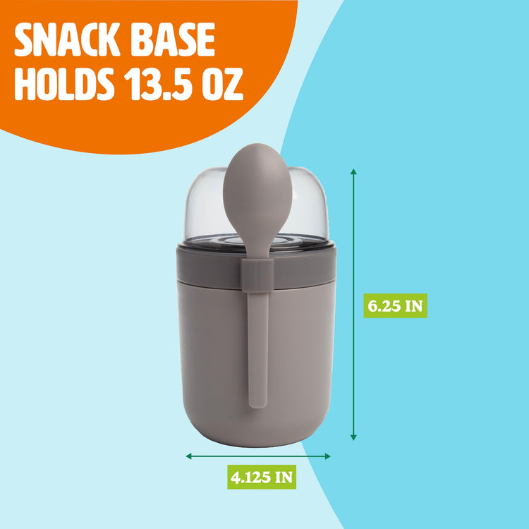 Travel Snack Cups with Spoons (2 Count)