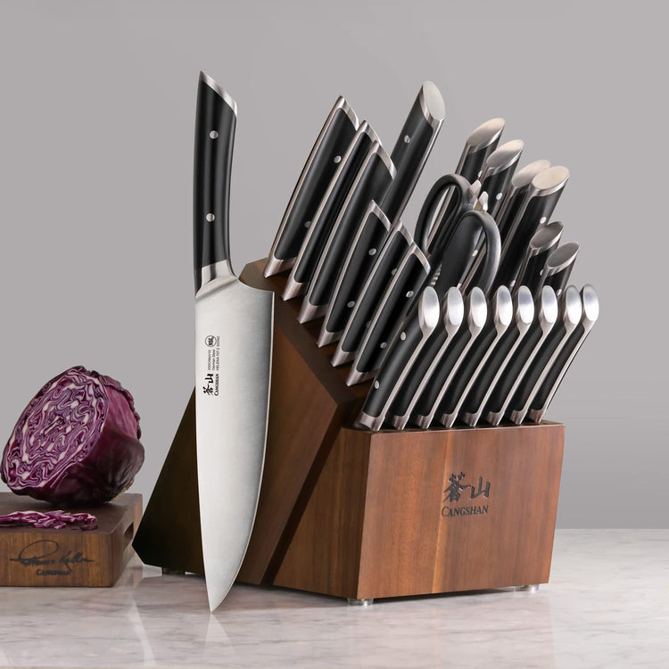 HELENA Series German Steel Forged Knife Block Set