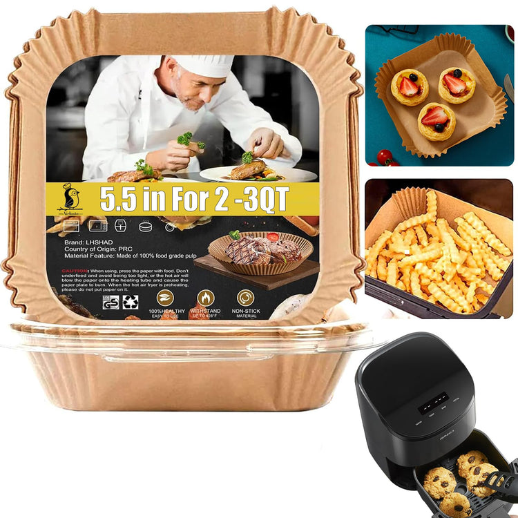 Small Air Fryer Liners (125 Count)