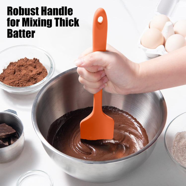 600°F Heat Resistant Silicone Spatula Scrapers (4 Count)