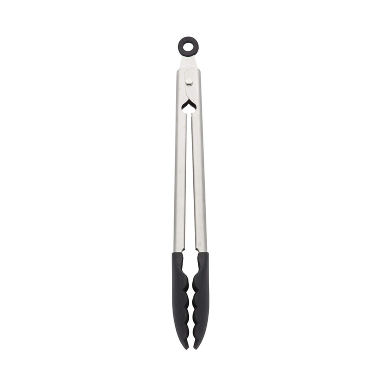 Silicone Tipped Stainless Steel Tongs