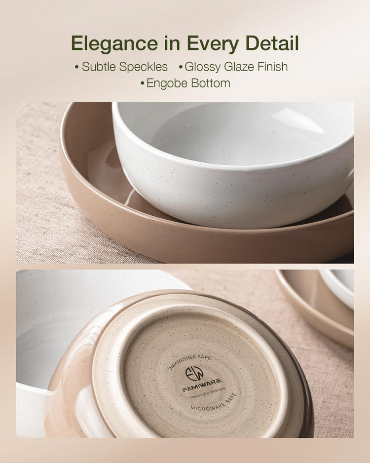 Milkyway 12 Piece Stoneware Dinnerware Set