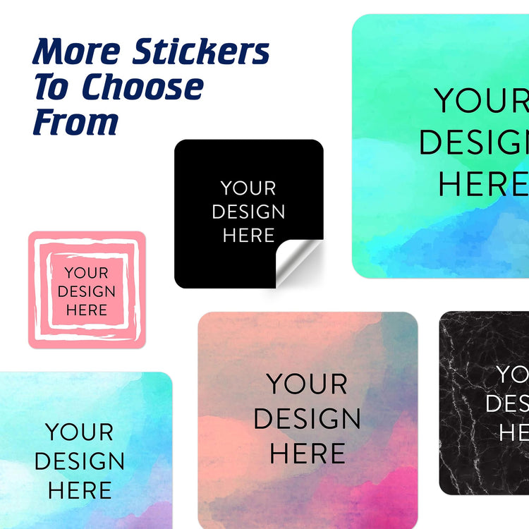 Custom Vinyl Stickers Your Image (100 Count)