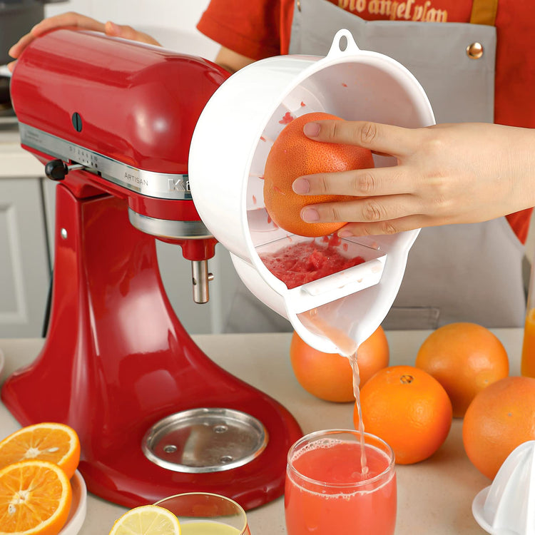 Juicer Attachment for KitchenAid Stand Mixer with 2 Size Reamer