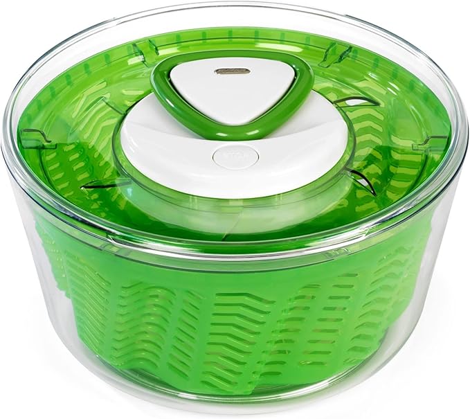 Zyliss E940012 Easy Spin 2 Salad Spinner-Large Green, Plastic
