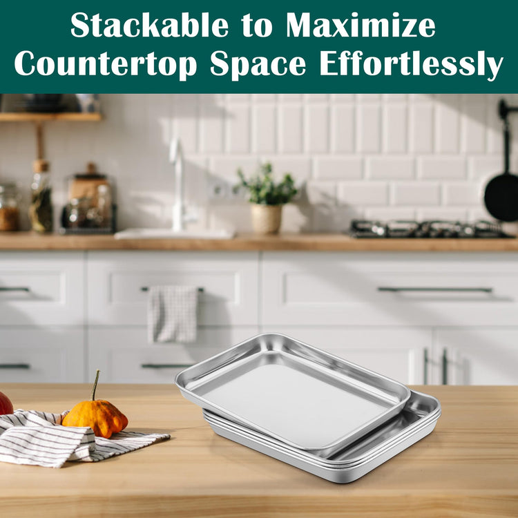 Small Baking Sheet with Wire Rack (2 Count)