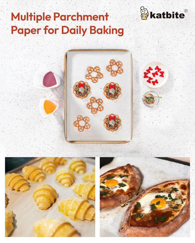 100 Pcs Parchment Paper Baking Sheets (100 Count)