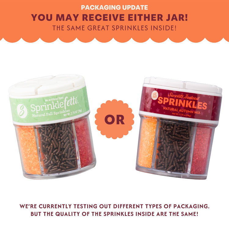 Sprinkles 6 Cell Edible Sprinkle Mix Jimmies Perfect for Cake Decorations Baking Ice Cream Cookies Cupcake Topper (2.75 Ounce)