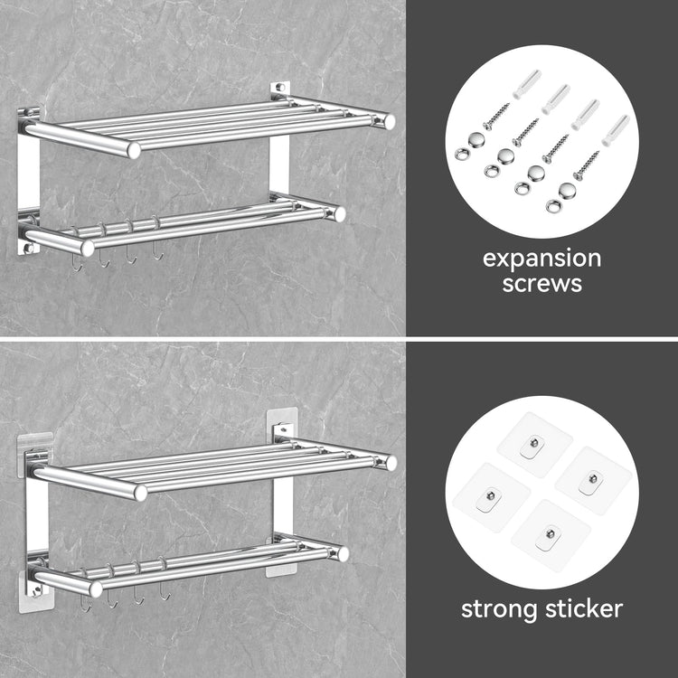 Adjustable Towel Bar for Bathroom Wall Mount17