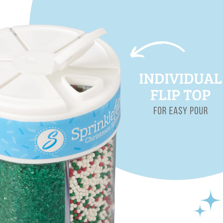 Christmas Sprinkles Mix (6.45 Ounce)