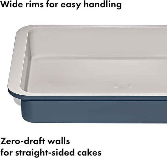 OXO Good Grips Non-Stick Pro Ceramic Coated Metal Bakeware 9” x 13” Cake Pan – Storm Blue