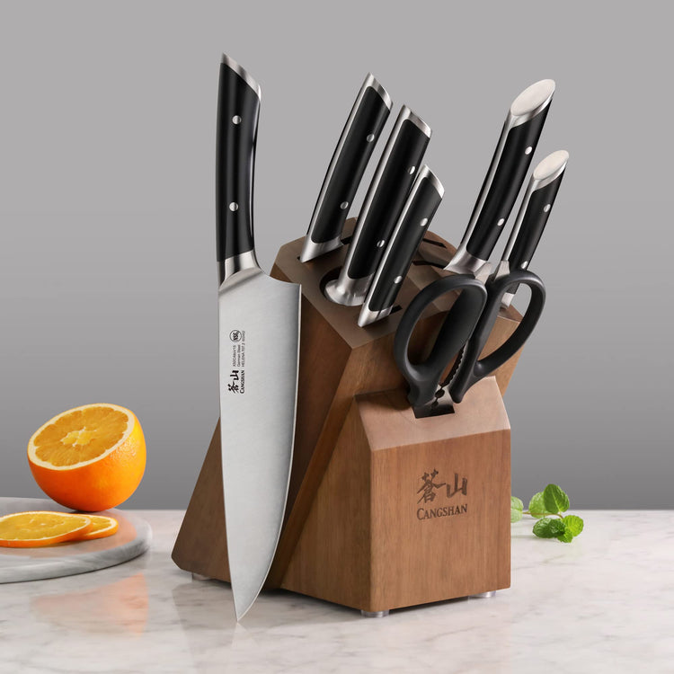 HELENA Series German Steel Forged Knife Block Set