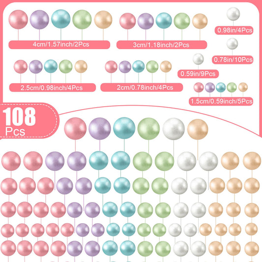 Balls Cake Topper (108 Count)