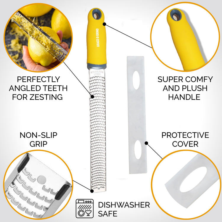 Premium Kitchen Lemon and Parmesan Cheese Zester