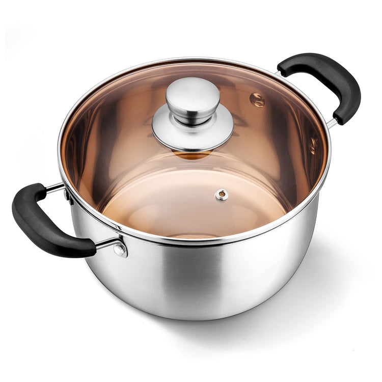 6QT Stock Pot with Lid