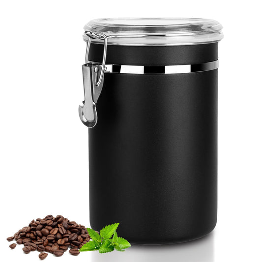 Stainless Steel Food Container with Clear Lids Airtight Storage Container Small Canisters Kitchen Pantry Storage for Cereal