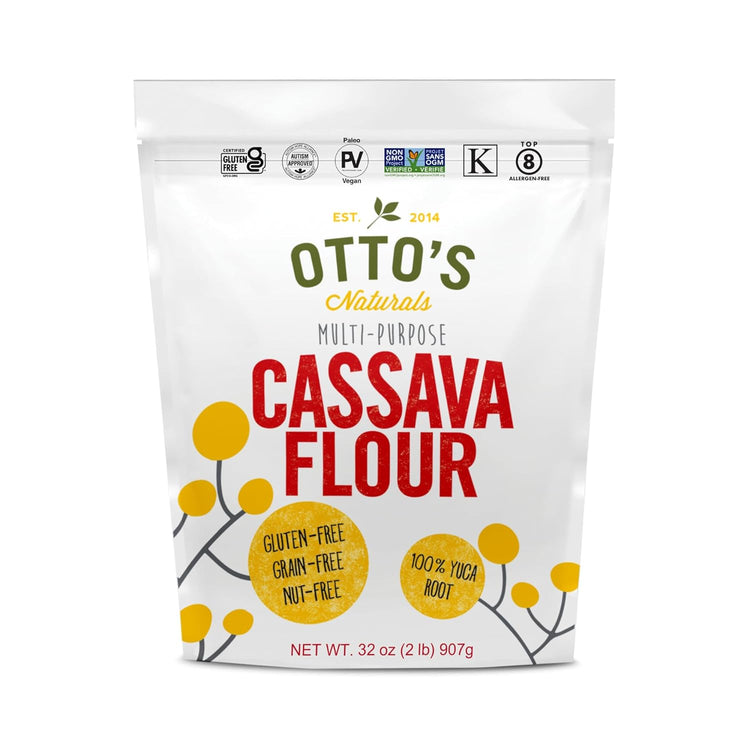 Otto's Naturals Multi-Purpose Cassava Flour, Non-GMO, Gluten-Free, Grain, Nut and Gum-Free, 1-to-1 Wheat Flour Alternative, Paleo, AIP, 2 lb - Nestoria